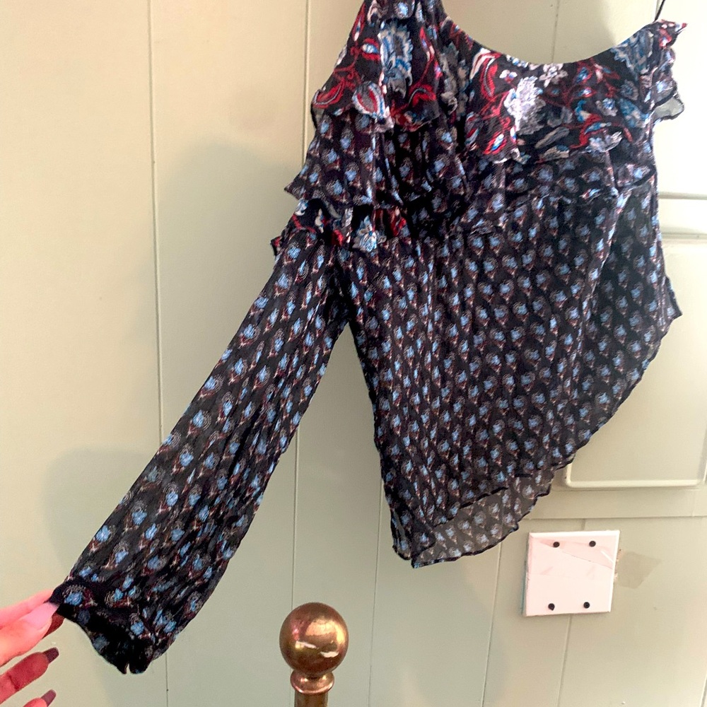 Veronica Beard off Shoulder Blouse